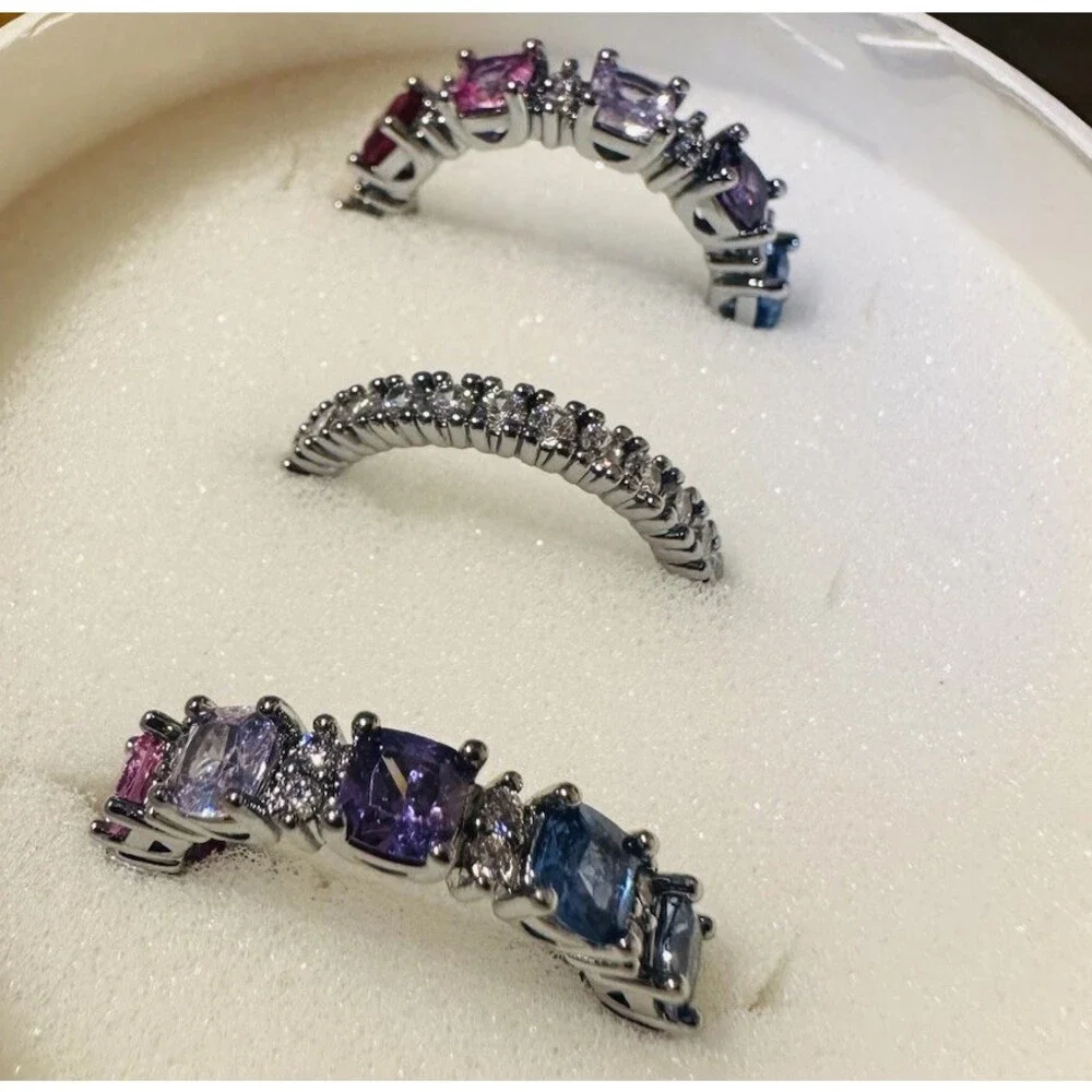 Bomb Party RBP7603 Our Thoughts Don’t Define Us Ring Size 5 Rainbow CZ MHA